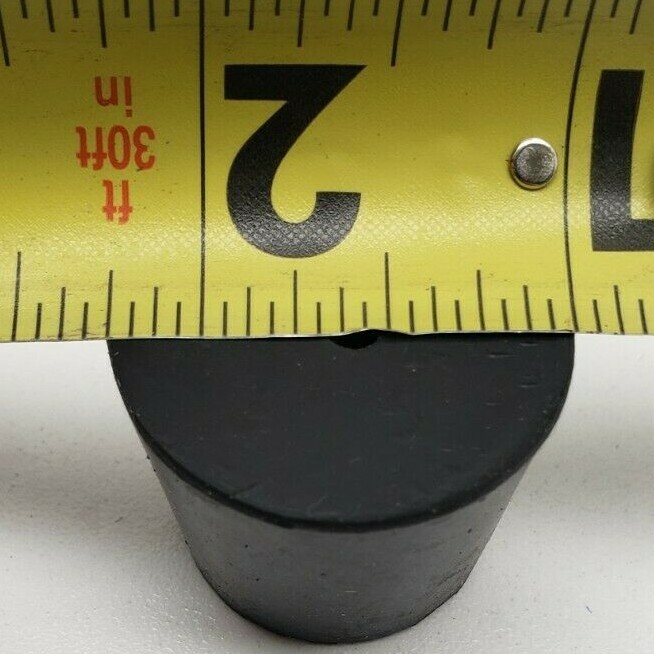Solid Rubber Stoppers 1 Hole Laboratory Stoppers Various Sizes 8 per package