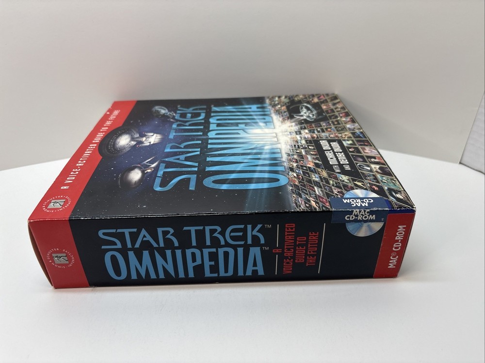 Star Trek Omnipedia (1995) Computer Software CD-Rom