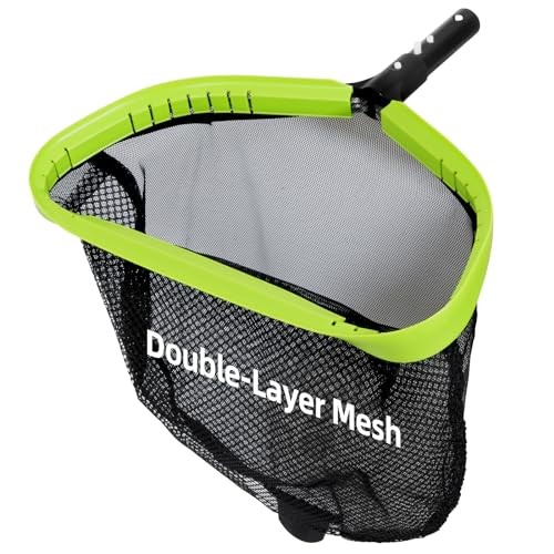 Pool Net,Professional Swimming Pool Leaf 17.5" Double Layer Regular Mesh