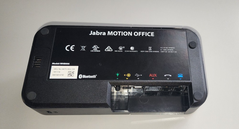 JABRA Motion Office Wireless Bluetooth Model: WHB006
