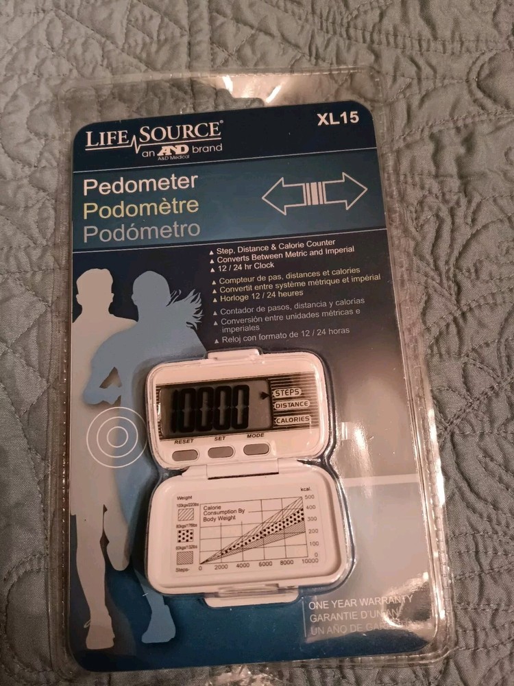 Life Source Pedometer XL15 Sealed