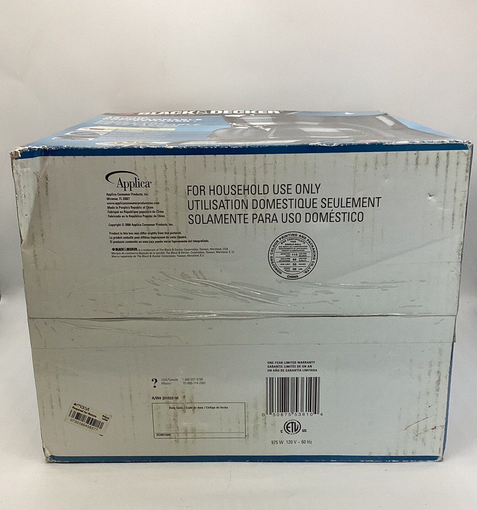 Black & Decker Home DCM2160B 12 Cup Programmable Coffeemaker BRAND NEW