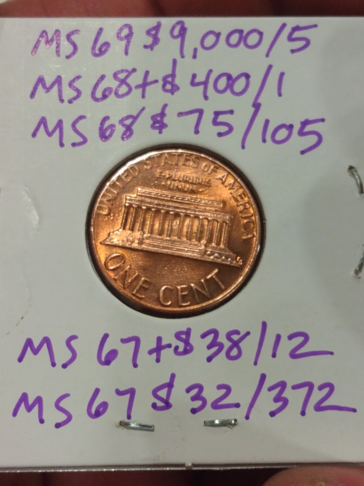 1984 P Penny/💥Shiny MS RED💥/ROTATED DIE ERROR