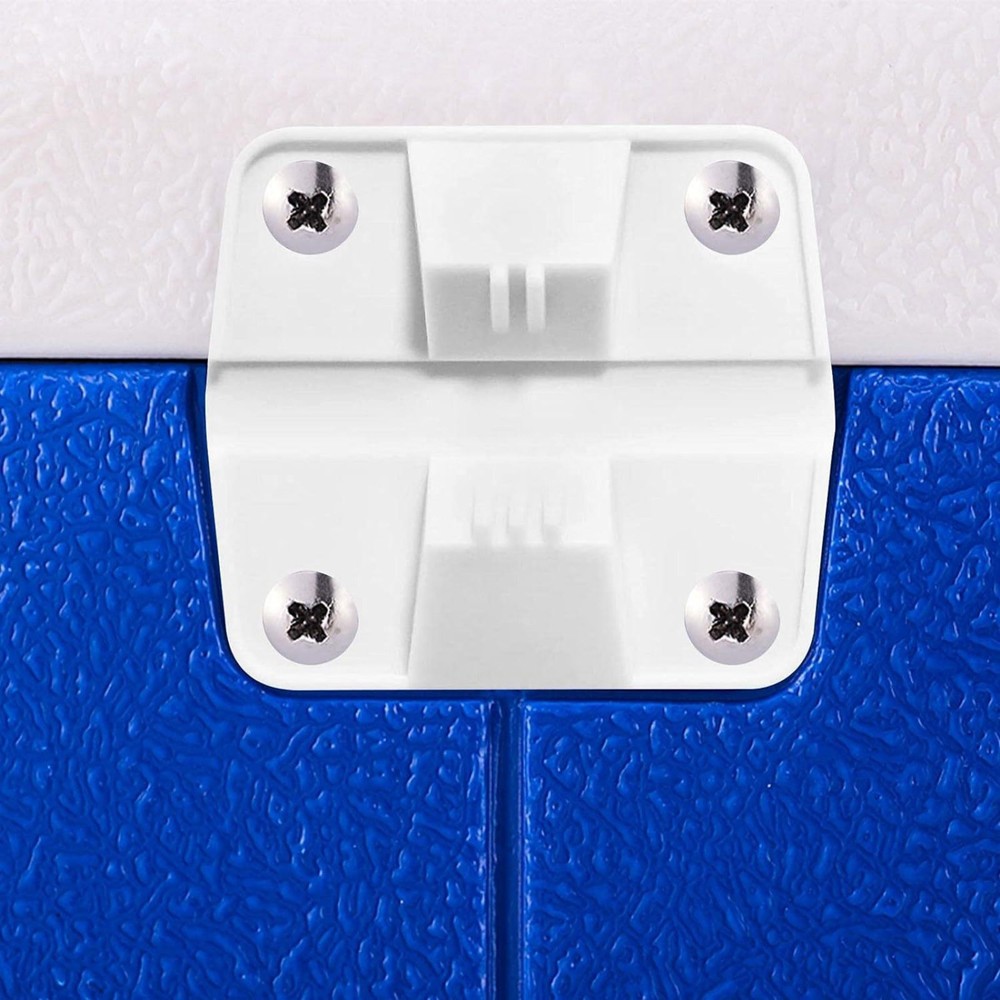 4PC Complete Cooler Lid Hinge Repair Kit Replacement Durable White For Coleman