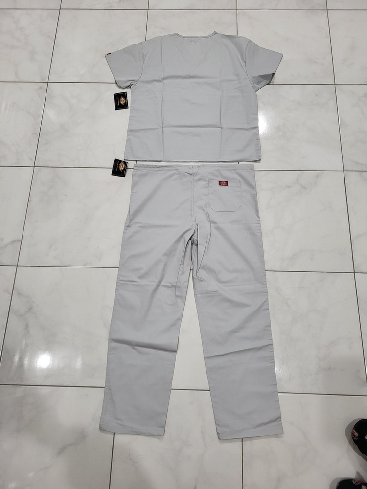Unisex Scrub Set: V-Neck Top & Drawstring Pant