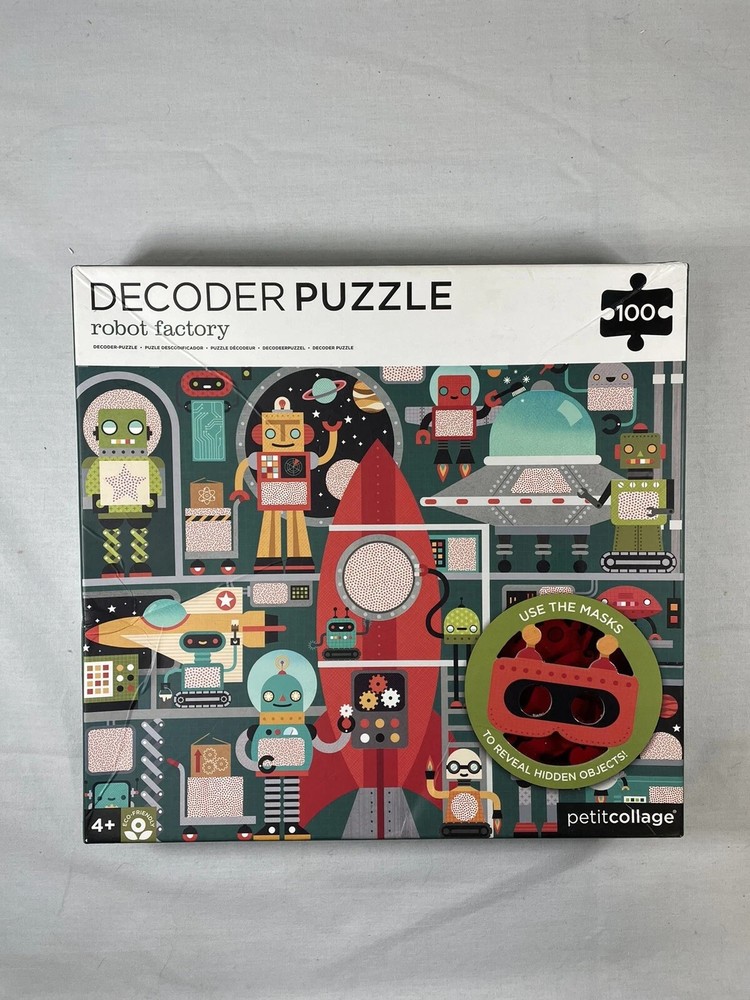 MUST BUY 3 OR MORE PUZZLES & READ I.D. BELOW - ROBOT FACTORY DECODER