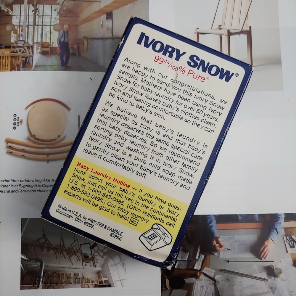 Rare Vintage NOS Ivory Snow Sample Size Detergent
