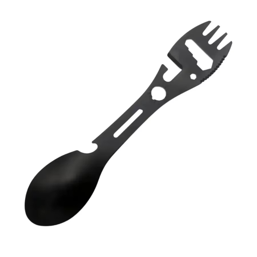 Outdoor Survival Tools 5 in 1 Camping Multi-Functional EDC Kit Practical Fork Kn