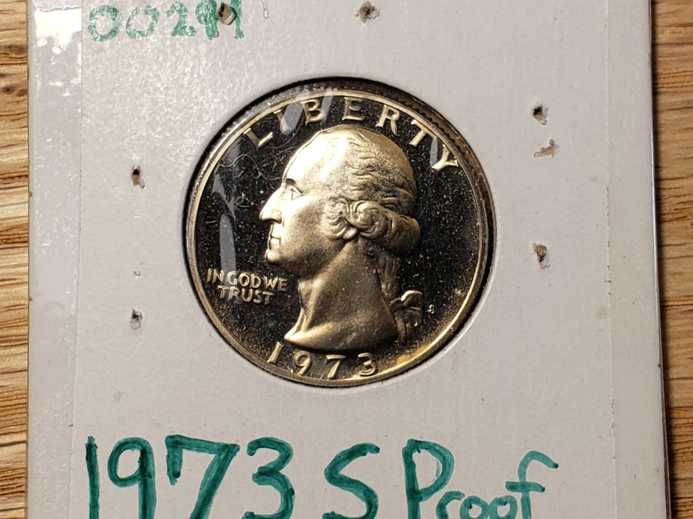 1973 S Washington Eagle Proof Quarter 00291