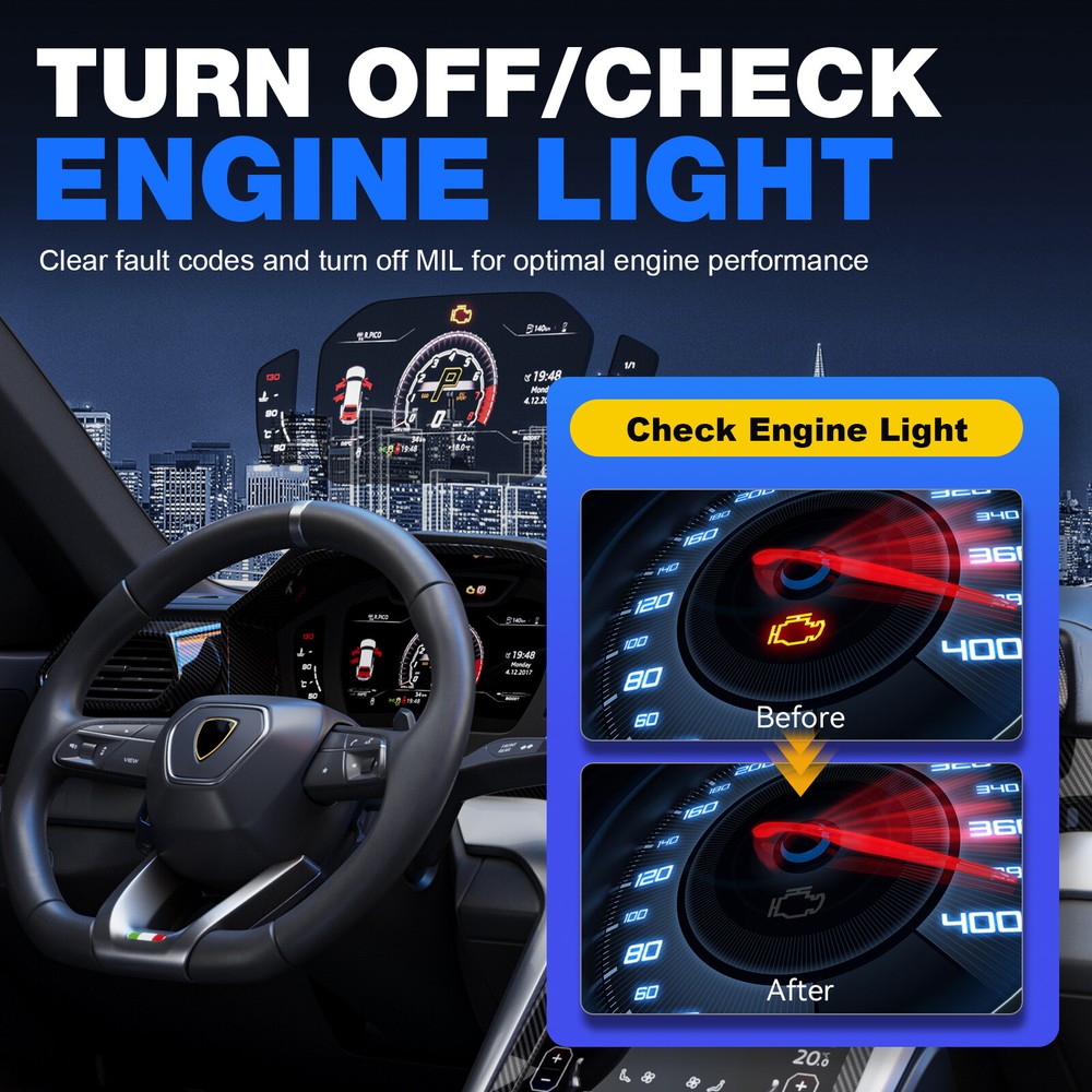 Automotive OBD2 Scanner OBD Code Reader Car Diagnostic Tool Check Engine Fault