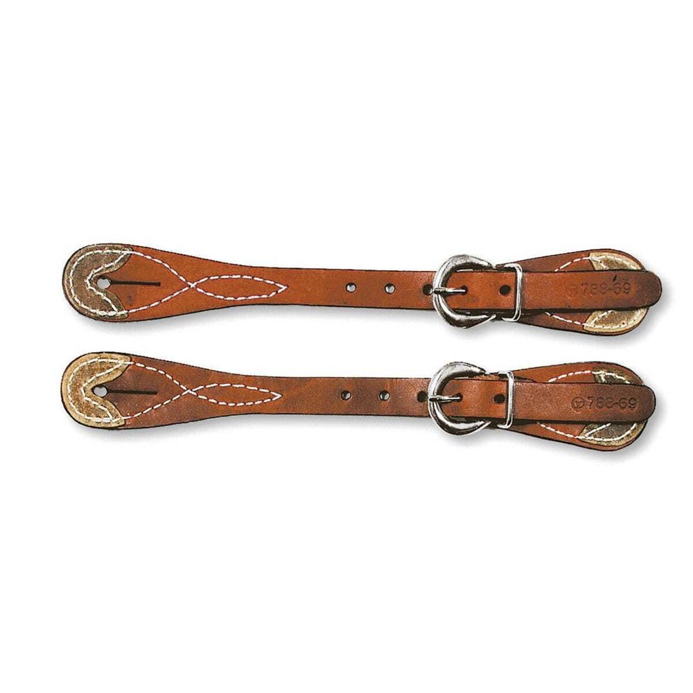 Circle Y Rawhide Spur Straps