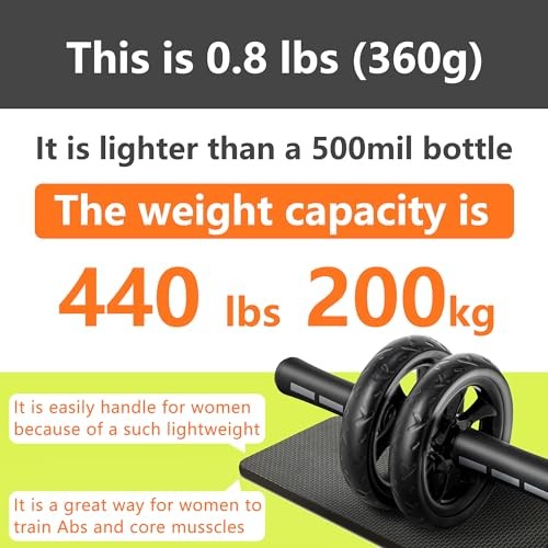 Ab Roller Wheel workout for Abdominal Core Strength training home gym Modern