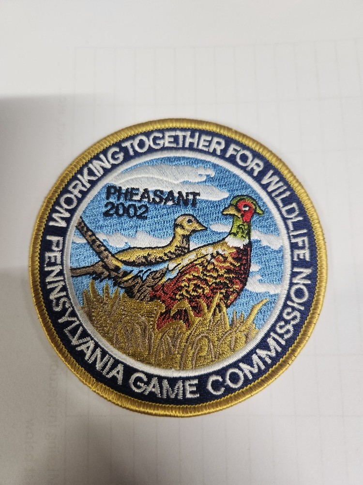 Pennsylvania Game Commission Pheasant 2002 Wildlife Patch