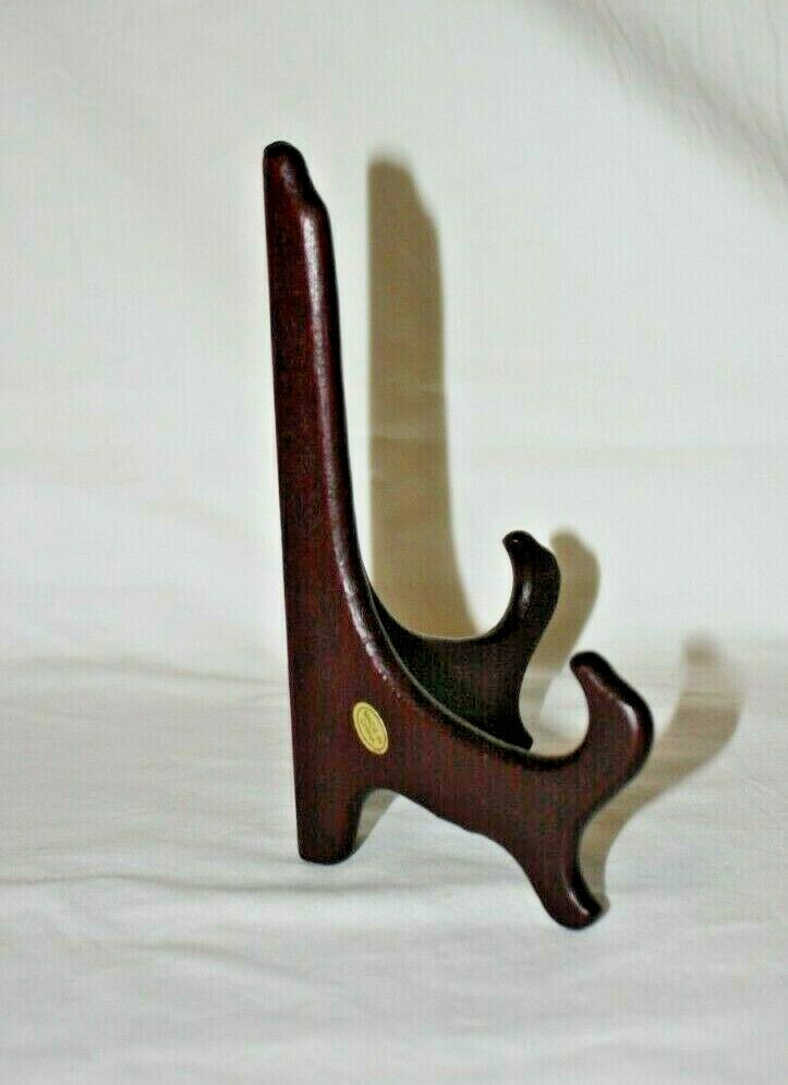 7" Hinged Rosewood Finish Display Easel
