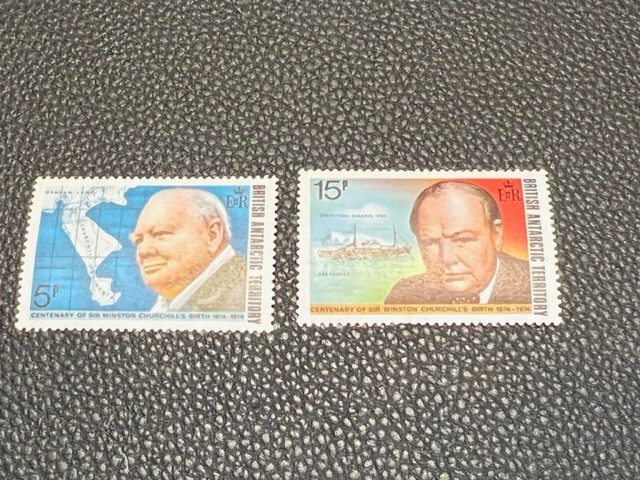 British Antarctic stamp 62-63 MH