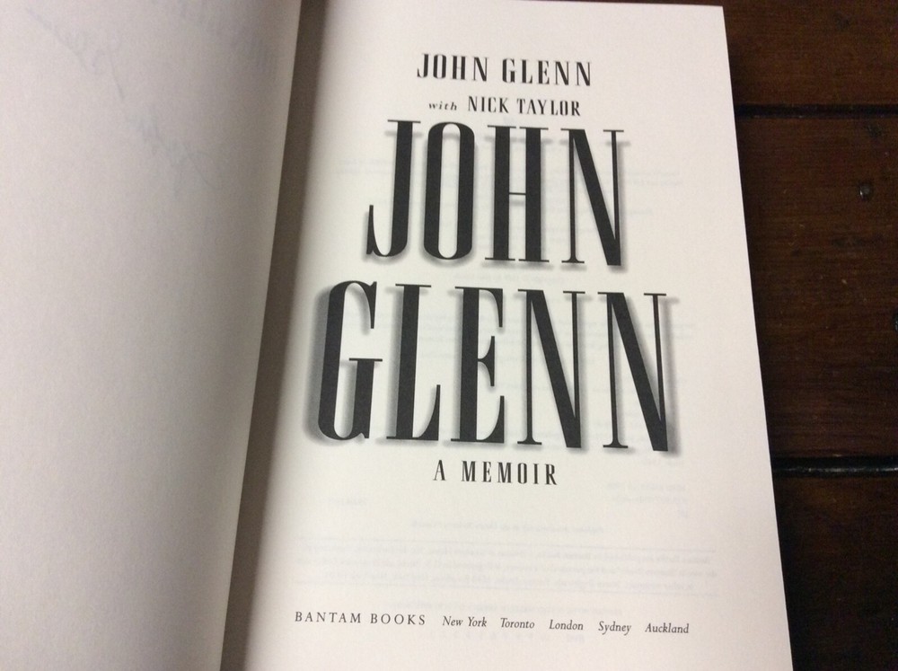 ** SIGNED ** The Right Stuff Astronaut's JOHN GLENN and ALAN SHEPHARD **