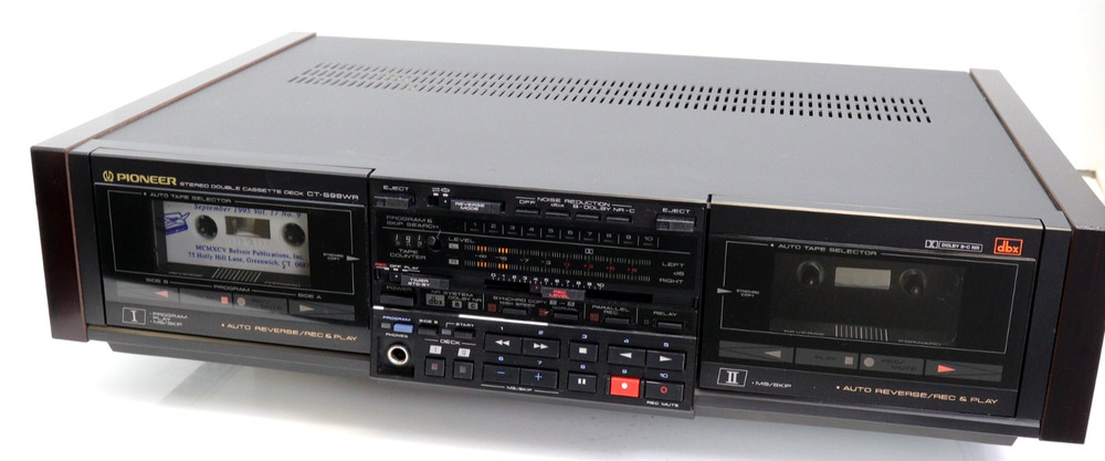 PIONEER CT-S99WR DOUBLE CASSETTE DECK