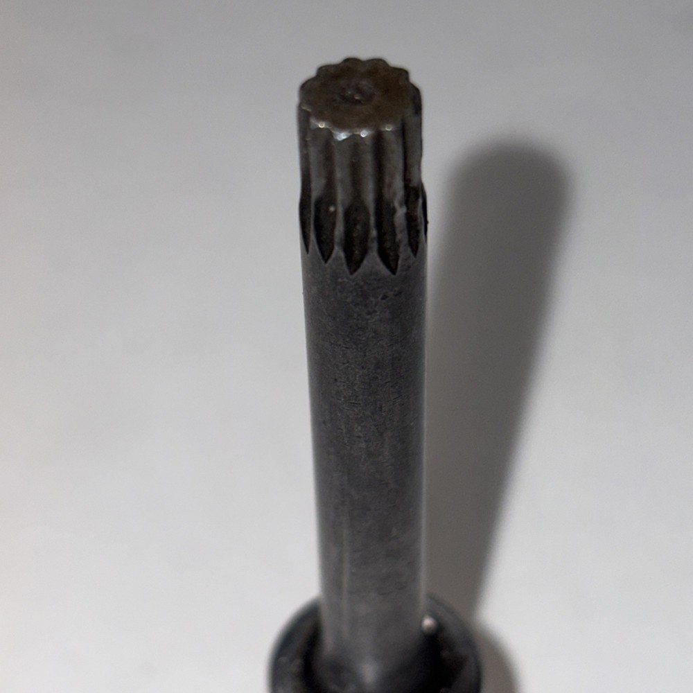 Snap On 3/8" Drive Metric #FTSM8L 8mm Long Type Triple Square Bit Socket Driver