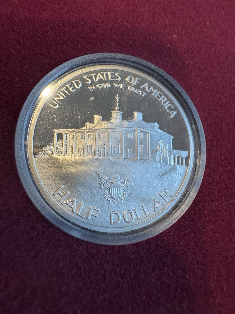 1982 George Washington Commemorative 90% Silver Half Dollar US Mint Proof 3