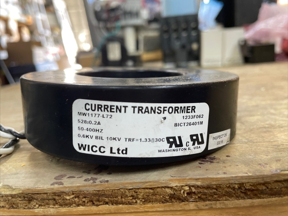 CURRENT TRANSFORMER MW177-L72 *SEE PICS*