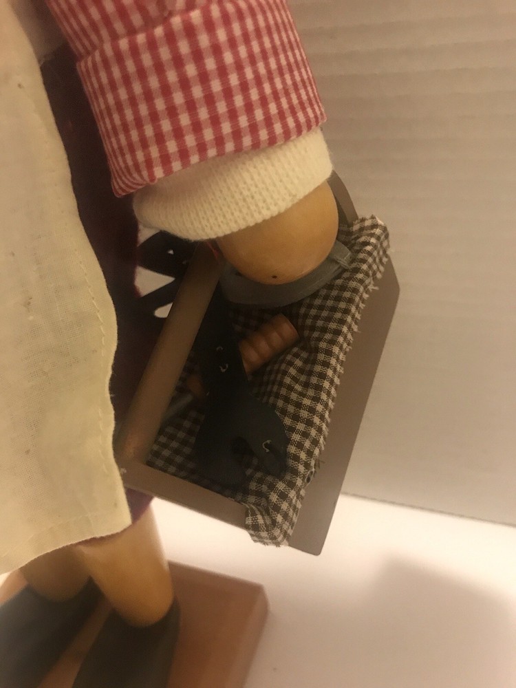 Russian Santa Carpenter Tools Workshop Nutcracker 18 inch