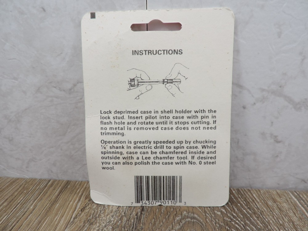 Lee Cutter & Lock Stud 1/4" Shank 90110