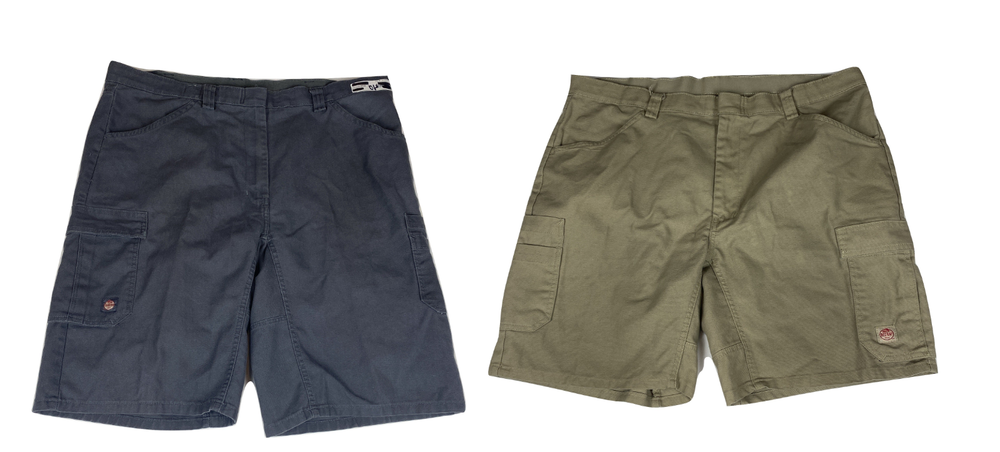 Red Kap Performance Shorts Cargo Cell Phone Tool Pockets Used
