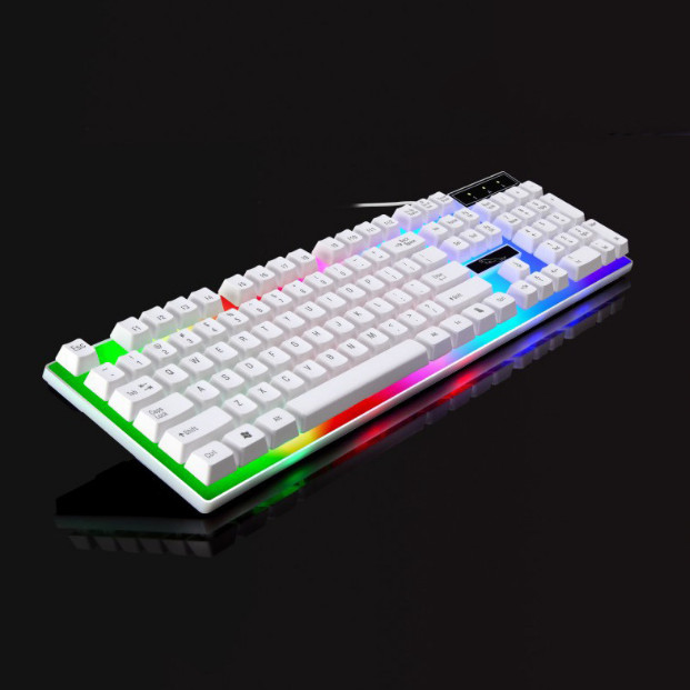 Wired luminous USB colorful backlight computer general mechanical keyboard
