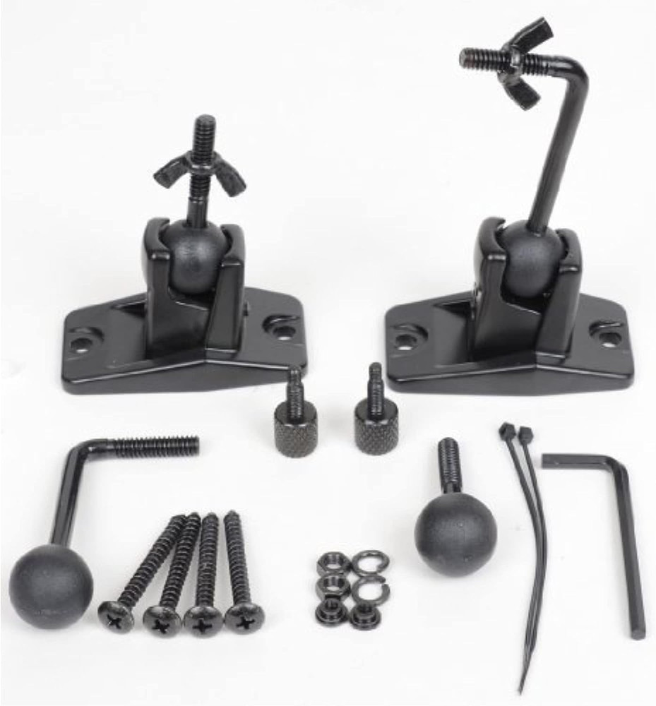 Videosecu Speaker Wall Ceiling Mount Bracket One Pair for Universal Satellite