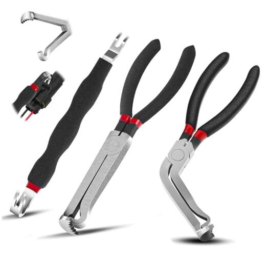 3Pcs Electrical Disconnect Pliers, Automotive Electrical Terminal Connector