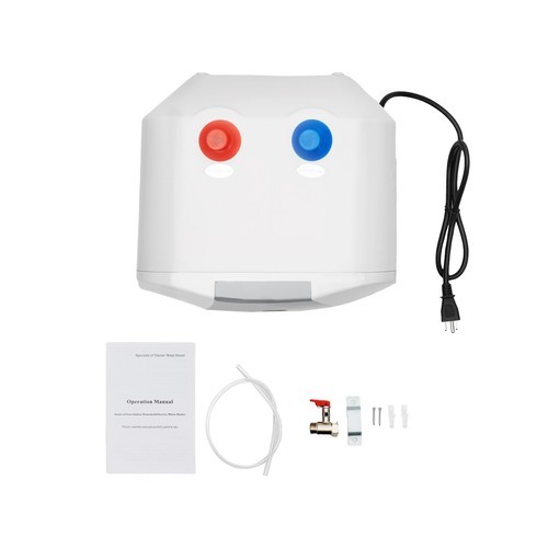 Mini 8L Electric Hot Water Heater Tankless Bathroom Heater 110V 1500W 75 ℃ Max