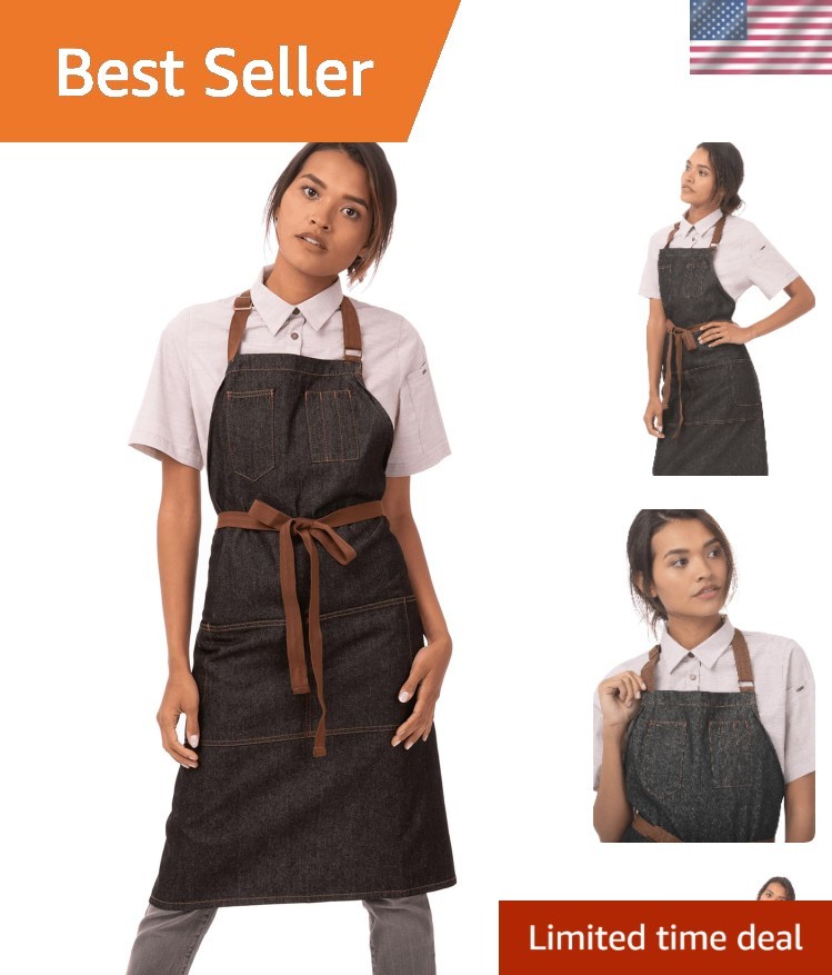 Unisex Memphis Bib Apron