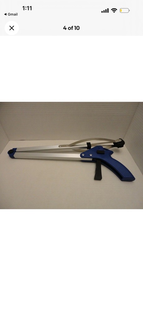 “Foldable 2-piece reaching tool”