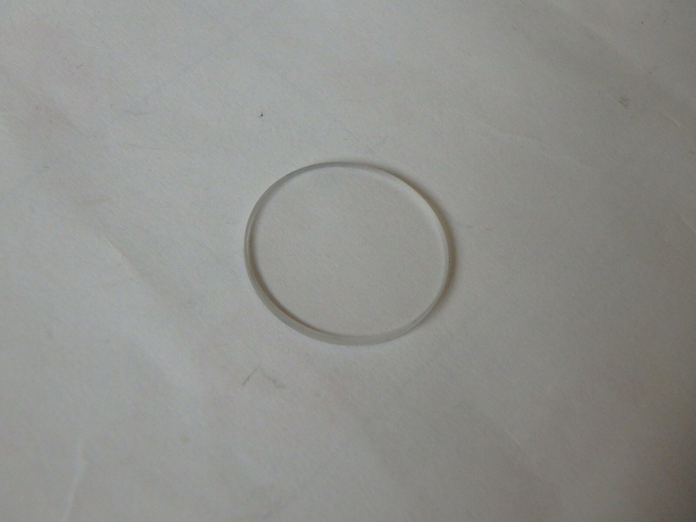 19mm Circular Quartz Disc - about 1.5mm thick - New
