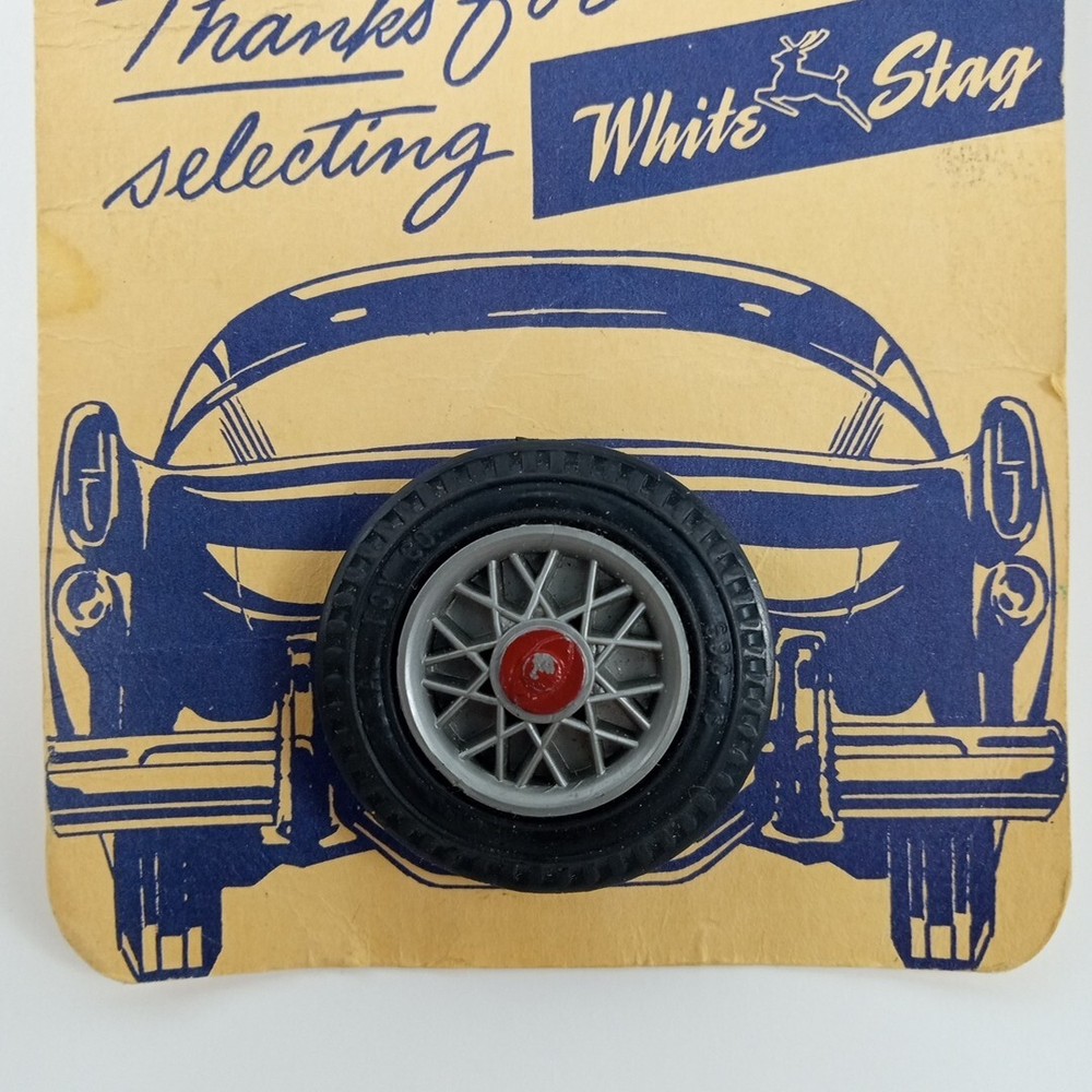 White Stage Spare Wheel Button