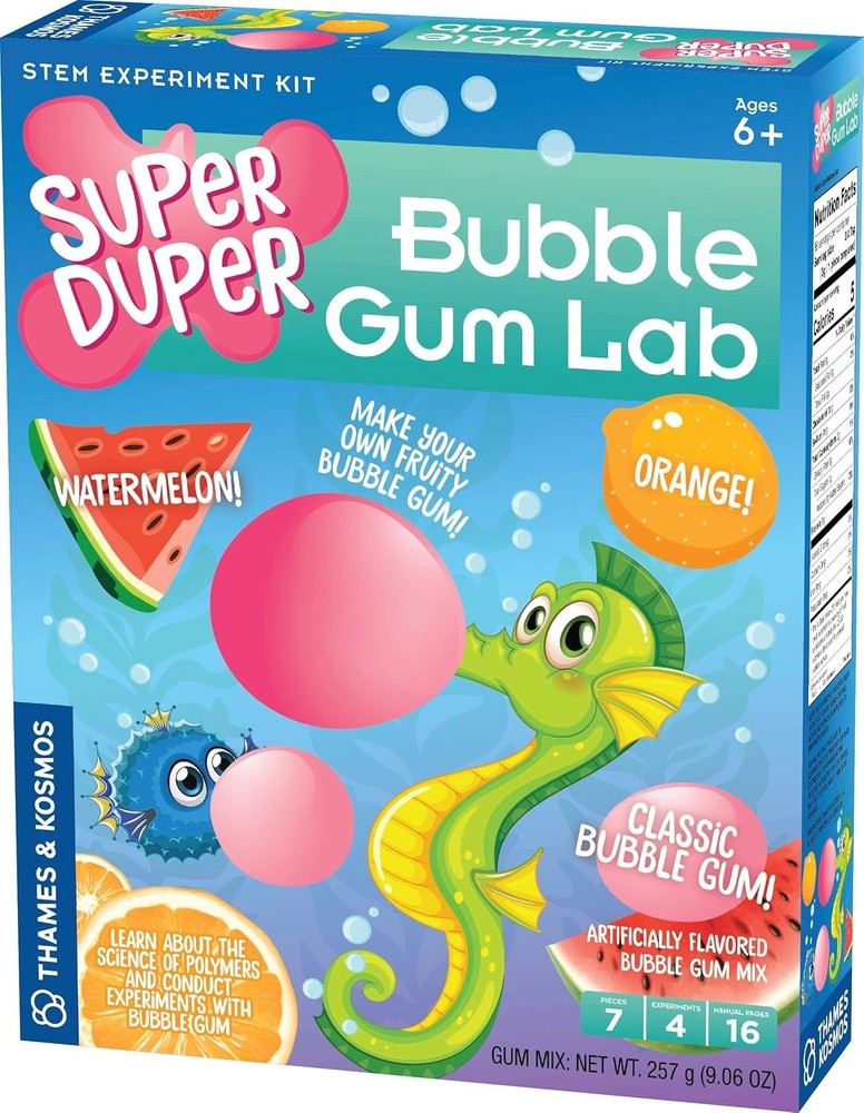 Interactive Bubble Gum Making Kit - Learn Science & Enjoy Yummy Flavors!
