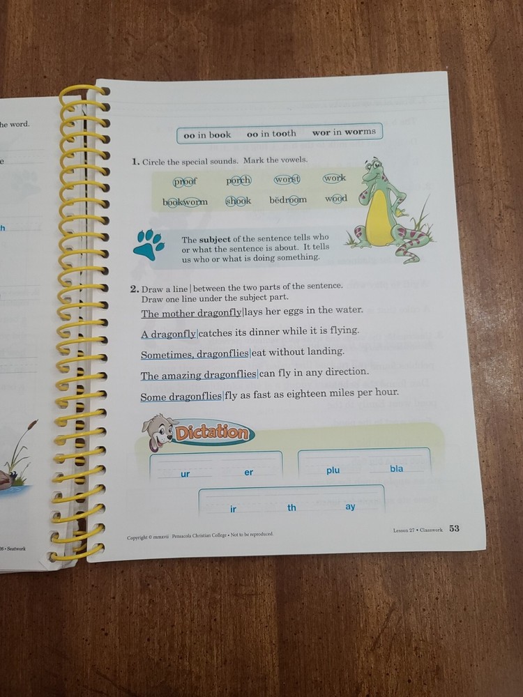 Abeka Phonics and Language 2 Teacher Key