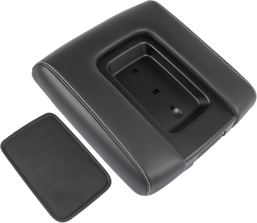 Middle Seat Black Console Armrest Lid Replacement for Chevy Silverado 1500 2500