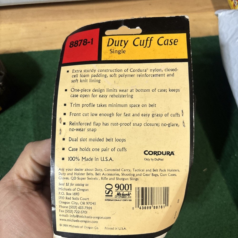 Uncle Mike's Duty Handcuff Case Police Security