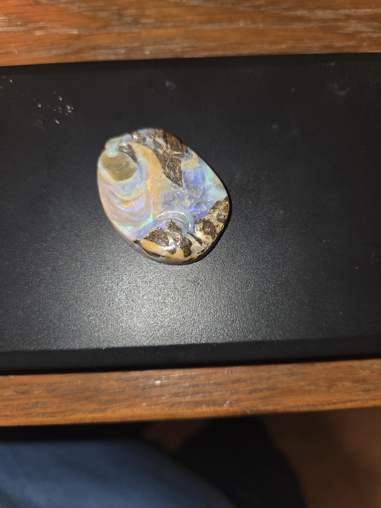 Carved Boulder Opal Stone
