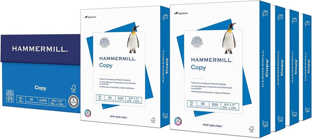 Quality 8.5x11 Copy Paper - 4000 Sheets