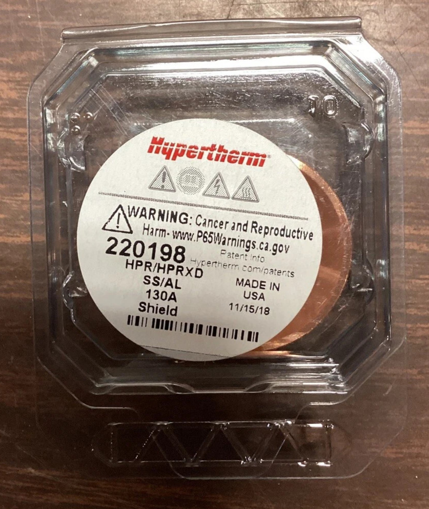 220198 High Quality Copper Replacement Shield For Plasma Cutting Torch