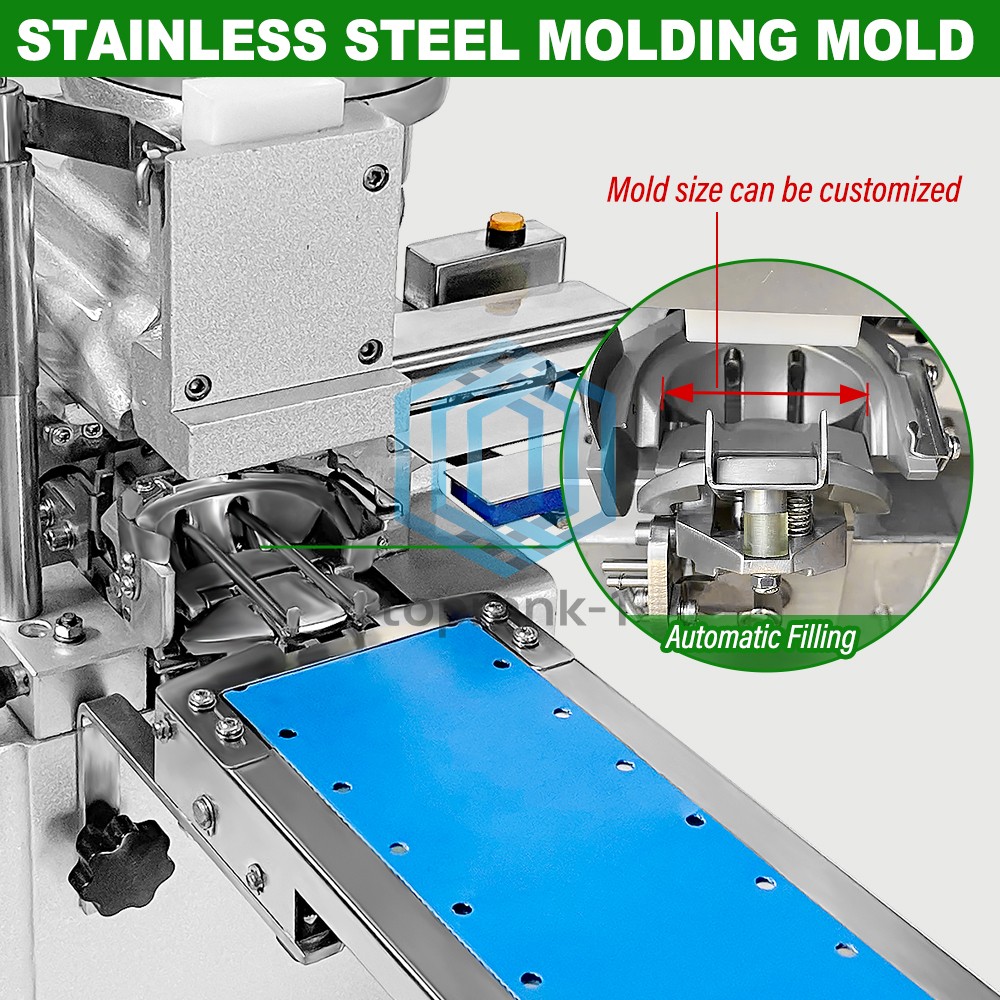 9cm Commercial Semi-Automatic Fried Dumpling Samosa Maker Semi-Automatic Machine