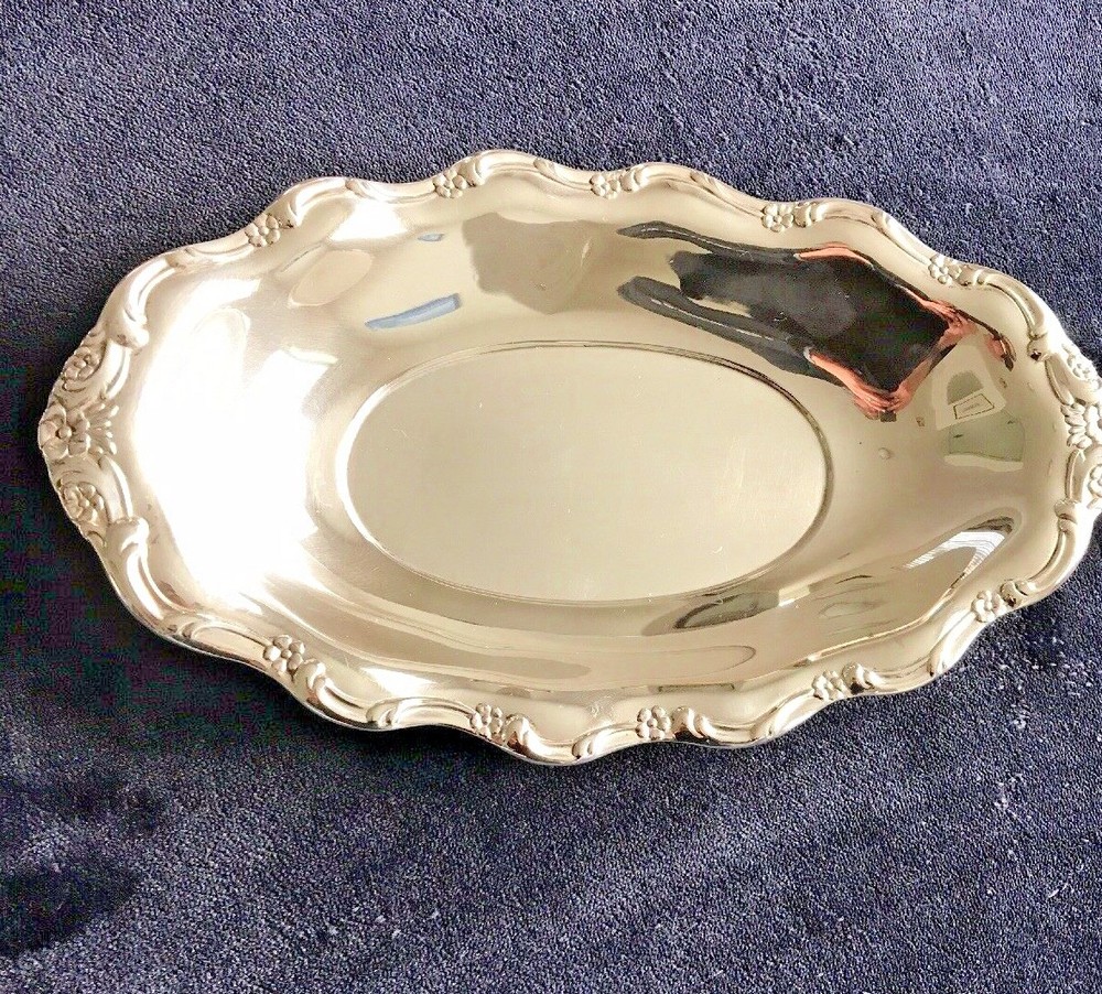 Vintage Sterling Silver Bread Tray by Reed & Barton