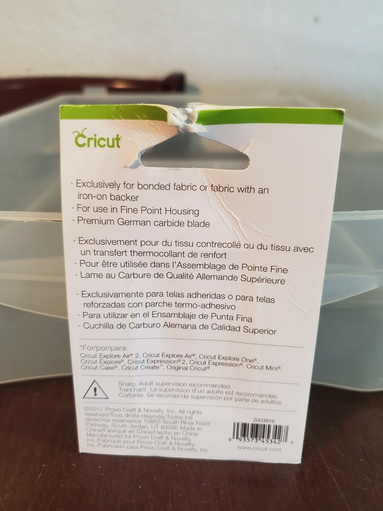 Cricut Bonded Fabric Point Blade 2003916
