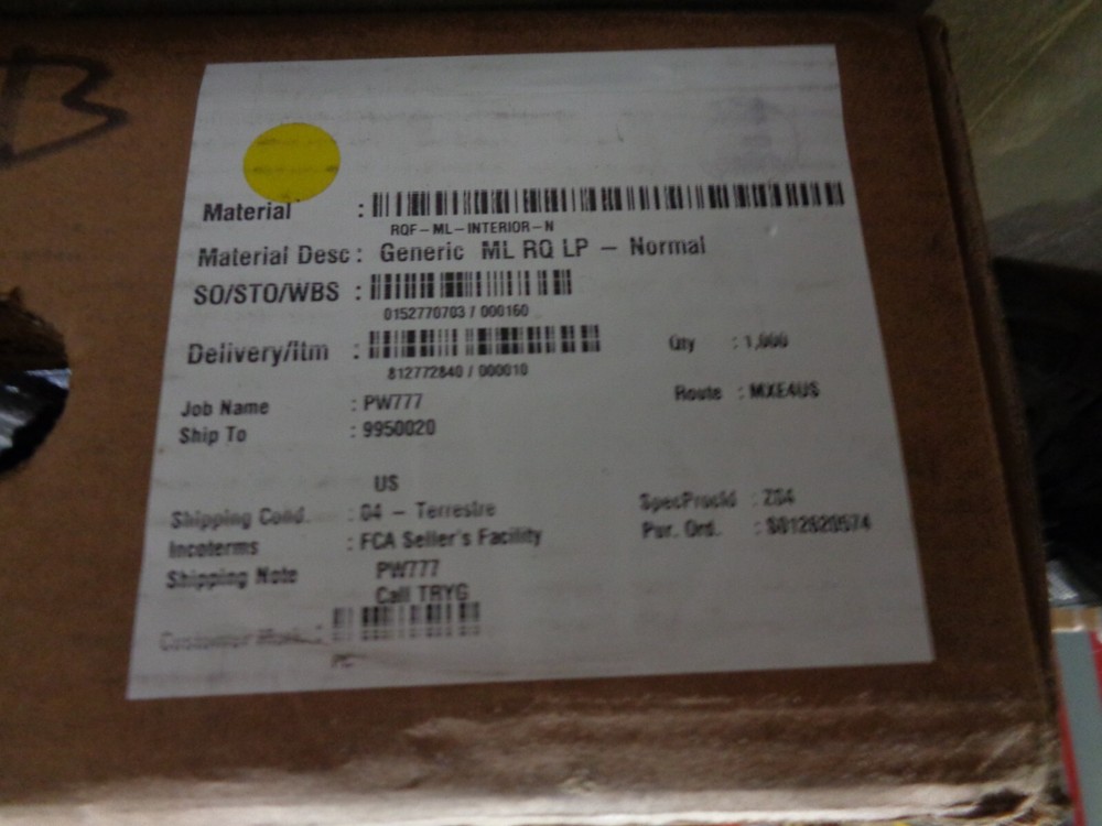 GE ABB AQF3421MTX lighting panelboard interior 3 phase breakers 125 AMP NEW