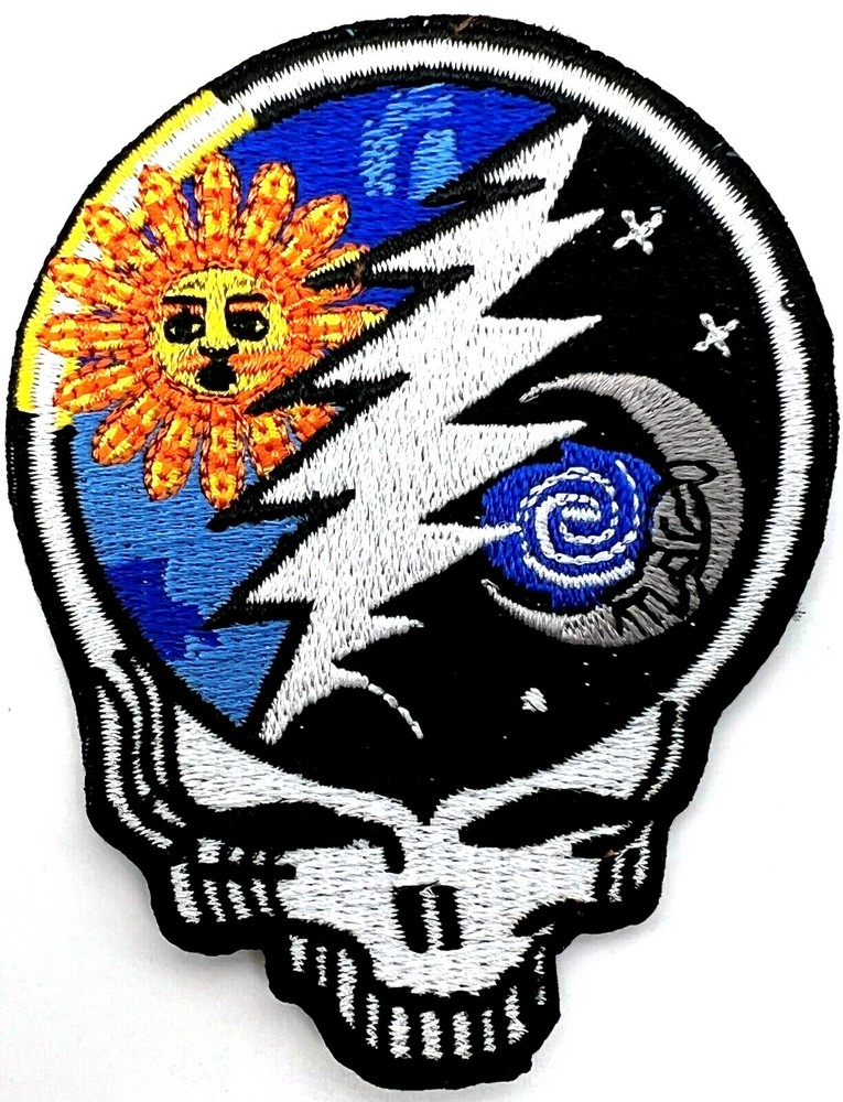 Grateful Dead Steal Your Face Embroidered Rock Patch