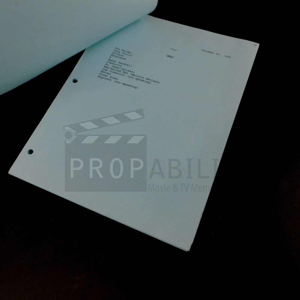 THE X-FILES 731 Script S03E10 Original Prop (9529-8564)