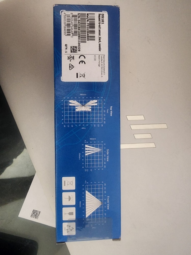 Bosch DS161: High Performance Request-to-Exit PIR Motion Sensor Sounder, Black