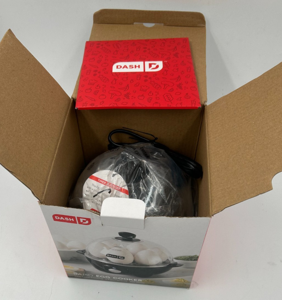 Dash Ultimate Deluxe Egg Cooker with Egg Bite Trays in Black
